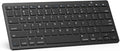 OMOTON Bluetooth Keyboard Compatible with iPad A16 11th 10th Generation, iPad 10.2 (9th/8th/7th), iPad Pro 13/12.9/11 inch, iPad Air/Mini, iPhone and More iOS Devices, Black