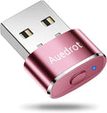 AUEDROT Mouse Jiggler Undetectable Jiggers USB Mover with Switch Button,Automatic Wiggler 2 Jiggle Modes,Mouse Device,Plug & Play,Keep Computer/Laptop Awake,Rose Gold,1 PCS