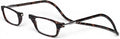 Clic Magnetic Reading Glasses - Adjustable Neck Hanging Readers - Secure Fit with Rigid Headband - Original (S-M, Tortoise, 2.25)