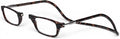Clic Magnetic Reading Glasses - Adjustable Neck Hanging Readers - Secure Fit with Rigid Headband - Original (S-M, Tortoise, 1.50)