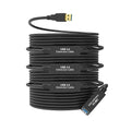 100FT USB 3.0 Active Extension Cable, USB 3.0 Extension Cord A-Male to A-Female, With High-Speed Data Signal Amplifier, Compatible With Quest 3,VR,Rift,360 Kinect,Xbox,Webcam,PS4, HD Camera or More