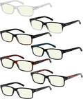 Eyekepper 7-pack Reading Glasses Blue Light Blocking for Men +2.50