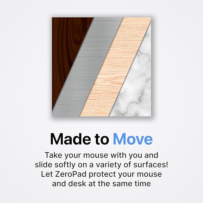 Adhesive Mouse Pad, 3 Pack - Minimalist Mousepad for Glorious Model D-