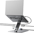 BENFEI Laptop Stand with USB C 6in1 Docking Station, HDMI 4K@60Hz,Gigabit Ethernet, 100W Power Delivery, 10Gbps 1*USB C 3.2 and 2*USB A 3.2 Compatible with MacBook Pro/Air, iPad Pro, XPS, Thinkpad