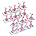 4 Set Nail Holder Stand - Display Fake Wave Shape Acrylic Nails, Magnetic Holder & Practice Station