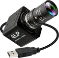 USB Camera 16 Megapixes High Resolution 5K USB Webcam with CS Mount 5-50mm Manual Varifocus Lens Close UP OpenCV Camera Free Driver Plug and Play for Windows Linux Laptop Jetson Nano