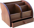 Desk organizer wood remote control holder with long drawer Office stationery storage and sorting organizer household small sundries storage box HeBen1025