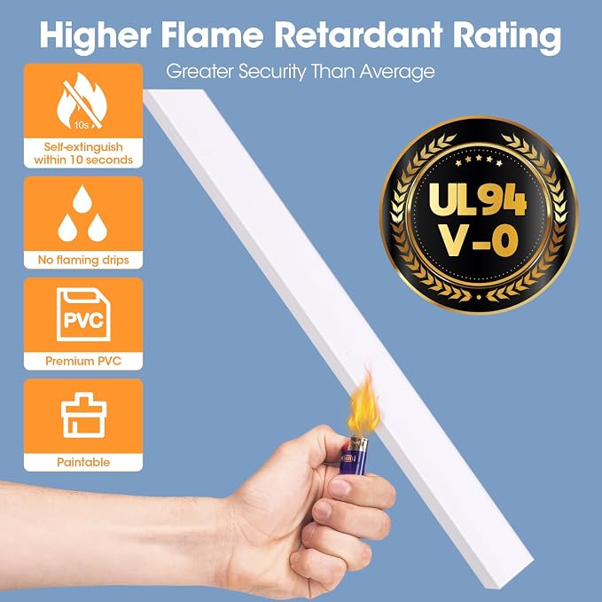 250in Cord Hider Kit, Cord Covers for Wires on Wall, Paintable Cable Raceway, Cord Hider for Wall Mount tv, tv Cable Hider Wall kit, Wire Covers for Cords, 16X L15.75 X W0.96in X H0.57in, White