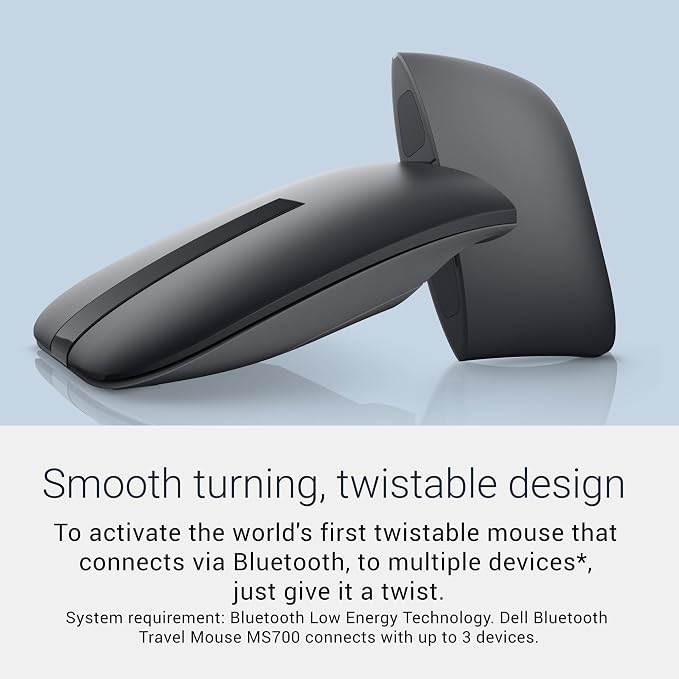 Dell Pro Premium Mouse - MS900 - Wireless, Rechargeable, Run Time (Up to) 3 Months, Programmable, 3 Years Advanced Exchange Service