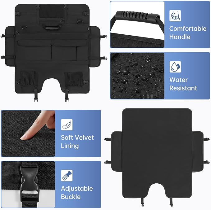 Monitor Carrying Case, Travel Case for 24'' LCD Screens and Monitors Protective Bag Monitor Dust Cover with Carry Handle & Adjustable Shoulder Strap Compatible with Desktop Computer and Accessories