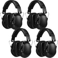 Yunsailing 4 Pcs Nrr 28db Noise Reduction Ear Protection Hearing Protection Muffs Foldable Headphones for Shooting