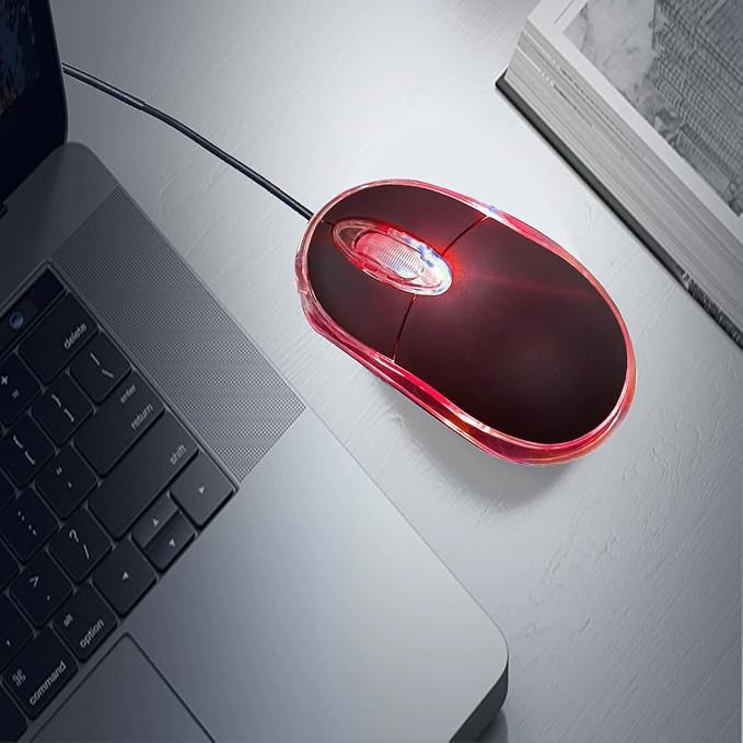 Guiheng 10 Pack Wired Mini Optical Mouse Computer Mouse Ergonomic Mouse with USB Mouse for Laptop PC Desktop mice Compatible with Windows Linux Mac fit for Office Business Home,Kids（Black）
