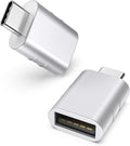 Syntech USB C to USB Adapter(2 Pack), USB-C Male to USB 3.0 Female Adapter Compatible with iPhone 17 Pro Max MacBook Pro Air 2024 iPad mini Pro Surface Pro and Other Type C or Thunderbolt 5/4 Devices