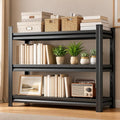3 Tier Metal Bookshelf, Adjustable Tall Bookcase, Heavy Duty 2400 LBS Modern Deep Book Shelf, Bolt-Free Storage Shelves for Living Room, Home Office, Garage, 36" Wx 14" Dx 32" H
