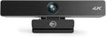 MEE Audio C11Z 4K Ultra HD Webcam with ANC Microphones, 4X Digital Zoom, Low Light Correction, Wide Angle Lens and Privacy Cover for Zoom Video Conferencing on Computer PC Mac Laptop Desktop