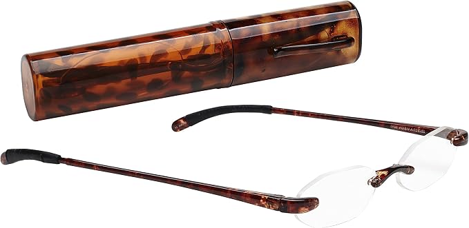 SAV Eyewear Unisex Flexi Lights Reading Glasses, 5000 Demi Brown +2.00 Power