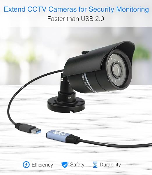 BlueRigger USB 3.0 Extension Cable 10FT (5 Gbps USB Extender Cord) - Long USB Extension Cable for Webcam, VR Headset, Printer, Hard Drive, Keyboard, Mouse