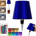 2026 New Wireless Bottle Lamp,RGB LED Bottle Light with Remote(RGB Sapphire Blue, 1pc)