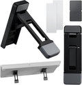 2PCS Keyboard Riser Tilt, Foldable Keyboard Riser Stand for Desk, Adjustable Mini Portable Laptop Feet with Anti-Slip Pads Three Tilt Angle for Most Keyboards Office Accessories (Black)