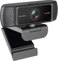 Streaming Webcam for PC - 1080P HD Webcam with Microphone, Privacy Cover, AutoFocus, Noise Cancellation, Auto Light Correction, USB Computer Web Camera, Plug and Play, for Laptop, Desktop, Mac