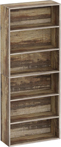IRONCK Bookshelves and Bookcases Floor Standing 6 Tiers Display Storage Shelves 70 in Tall Bookcase Home Decor Furniture for Home Office, Living Room, Bed Room