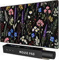 Rinaze Large Gaming Mouse Pad, Extended Mousepad with Superior Micro-Weave Cloth, Comfortable Desk Mat for Gamer, Office and Home 900x400 mm