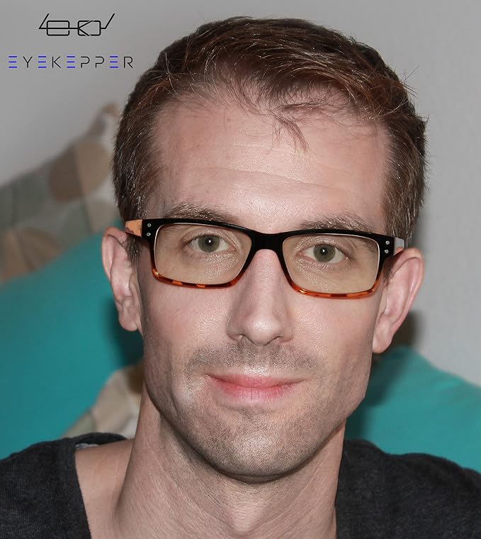 Eyekepper 7-pack Reading Glasses Blue Light Blocking for Men +1.25