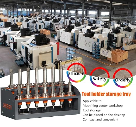 CAPTO Tool Cart CNC, CNC Tool Holder on Desktop Randomly Placed, CNC Tool Carts Small, CNC Tool Cabinet， Easy and Convenient CNC Tool Storage CNC Tools Cart(CAPTO All Series)