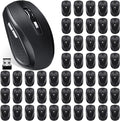 Macarrie 30 Pack Wireless Mouse for Laptop 1200dpi Wireless Computer Mouse Bulk with 6 Buttons Included USB Receiver Compatible with Windows, Pc, Computer