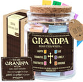 Bible Verse Jar for Grandpa, Fathers Gift for Grandpa, Scripture Jar Gift for Grandfather, 92 Encouraging Bible Verses, Religious Gifts for Men