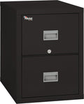 FireKing Patriot 2P2131-CBL Insulated UL Class 350 one-Hour Fire Rated Vertical Filing Cabinet with 2 Drawers, Deep Legal Size, 31-9/16" Length x 20-13/16" Width x 27-3/4" Height, Black