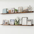 Picture Ledge Shelf, Floating Shelves Set of 2, 72 Inches Long Large Nursery Book Shelves for Toys Storage, Kids Bookshelf Wall Mounted for Living Room Bedroom Decor Books Photo Frames