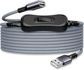 Itramax USB On Off Switch Cable,USB Extension Cable Support Data and Power 3.3FT/1M,Inline Power Switch,Male to Female with Toggle Switch for LED Lamp,LED Light Strips,Driving Recorder
