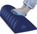 StepLively Foot Rest Ergonomic Pillow for Under Desk at Work, Anti-Fatigue Footrest Support Pillow for Fatigue & Pain Relief, Comfortable for Office Chair, Car Seat & Gaming Chair - Blue, Large