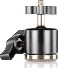 Neewer® Aluminum Alloy 360 Degree Rotating Swivel Mini Ball Head with 1/4" 3/8" Thread Base Mount for DSLR Camera Like Canon,Nikon,Sony/Camcorder/iPhone 6s/6/5S/5/4S/4,Gopro HD Hero 1/2/3/3+/4