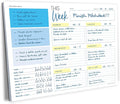 Weekly Planner Pad - Undated Planner - To Do List Notepad - Habit Tracker - 11 x 8.5" - 52 Tear-Off Sheets - Daily Planner Undated for Home Work Office Business - Goal Planner - Cute Planner (Blue)
