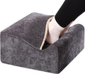 Keep Warm Foot Stool Foot Rest for Under Desk At Work | Office Footrest with Warm Feet Pocket,Ergonomic Under Deskfoot stool Stool for Office Chair & Back &Pain Relief, Dark gray+