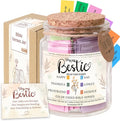 Bestie Bible Verses Jar – Birthday Gifts for Friends, Graduation Gifts for Bestie, Color Coded Bible Verses, Faith Based Friendship Gift for Women