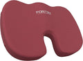 FORTEM Seat Cushion, Office Chair Cushion, Memory Foam Car Seat Cushions, Sciatica Coccyx Tailbone Pain Relief, Chair Cushions for Back Support, Sitting Pad for Gaming, Washable Cover, Non Slip