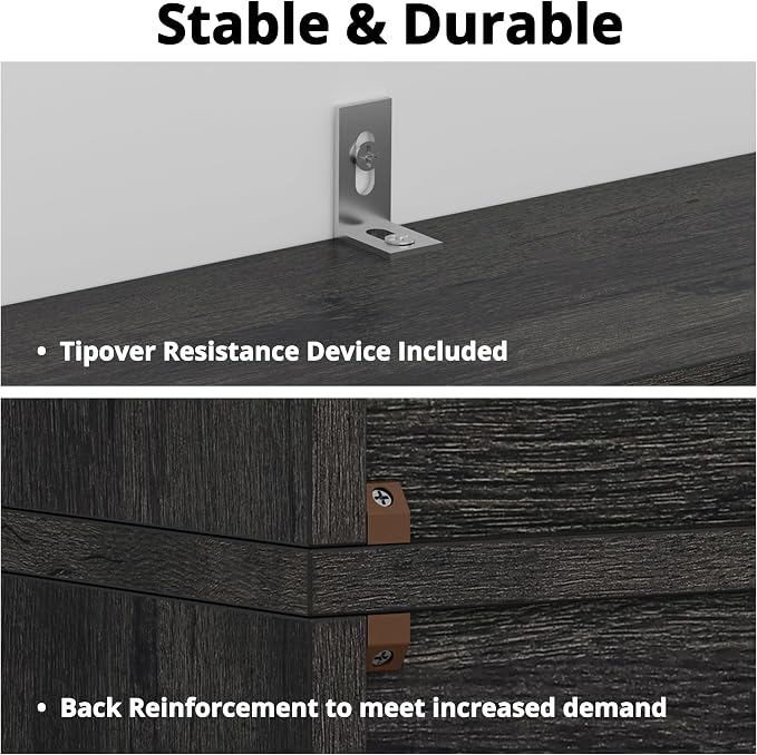 IRONCK Bookshelves and Bookcases Floor Standing 6 Tiers Display Storage Shelves 70 in Tall Bookcase Home Decor Furniture for Home Office, Living Room, Bed Room