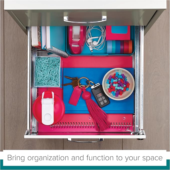 Space Solutions - 2 Drawer Fully Assembled Vertical Steel File Cabinet, Home & Small Office Use, Fits Under Most Desks, Letter-Size, Lock, Mobile, Pearl White