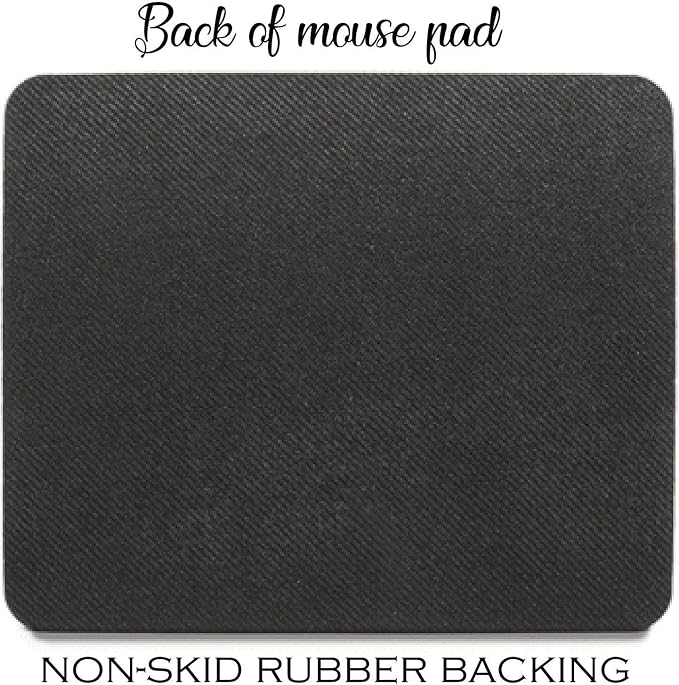 Anne of Green Gables Motivational Quote Mousepad Tomorrow is a New Day | Tomorrow is a New Day with no Mistakes in it Yet, Watercolor Floral Design, Computer Pad