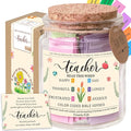Bible Verse Jar for Teacher – 92 Color-Coded Bible Verse, Teacher Appreciation Gifts, Christian Gifts For Teachers