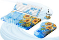 Ospelelf Ergonomic Mouse Pad and Keyboard Stand Wrist Rest Set, Memory Foam Comfort, Pain Relief for Typing, Office Desk Accessories, Sunflower