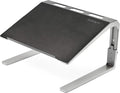 StarTech.com Adjustable Laptop Stand - Heavy Duty Steel & Aluminum - 3 Height Settings - Tilted - Ergonomic Laptop Riser for Desk (LTSTND)