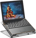 Simple Houseware Mesh Laptop Stand with 11-Levels Adjustable Ventilated Computer Holder, Black
