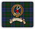 Scottish Clan Colquhoun Tartan Crest Computer Mouse Pad