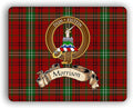 Morrison Scottish Clan Tartan Crest Computer Mouse Pad