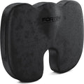FORTEM Seat Cushion, Office Chair Cushion, Memory Foam Car Seat Cushions, Sciatica Coccyx Tailbone Pain Relief, Chair Cushions for Back Support, Sitting Pad for Gaming, Washable Cover, Non Slip, XL